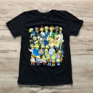 The Simpson’s Cast Black Tee